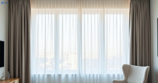 Freshly steam cleaned curtains in canterbury-vic QLD